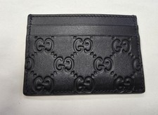 GUCCI Guccissima Black Leather