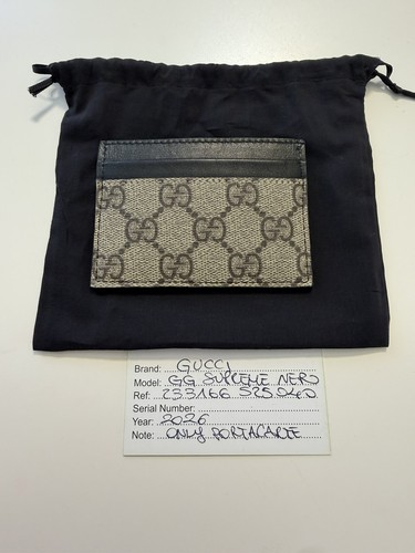Gucci portacarte supreme in - gg,